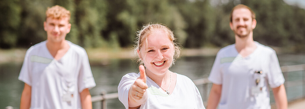 Berufseinstieg mit Lernenden beim Kantonsspital Thurgau